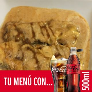 Pencas rellenas de carne con Coca cola cero . BOTE
