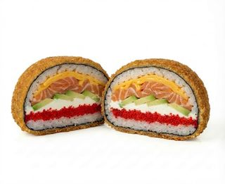 Sushi-Burger z łososiem