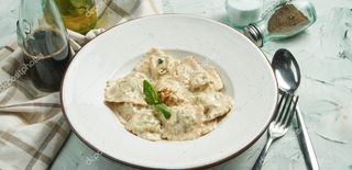 Ravioli ricotta espinacas