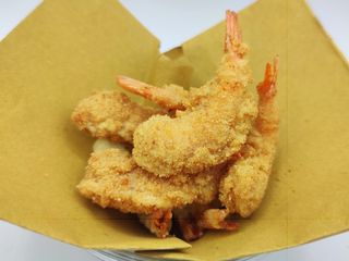 5. Gamberi fritto con salsa teriyaki 6 pezzi