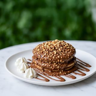 Pancake Nutella, Fruits Secs