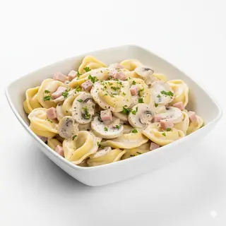 Tortellini Con Nata Y Champiñones
