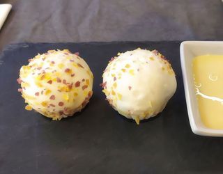 Panino cinese al vapore ripieno tuorlo - 2 pezzi