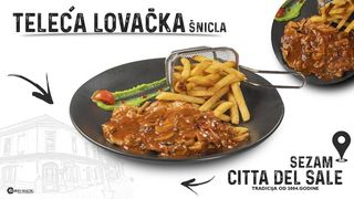 Teleća šnicla lovačka