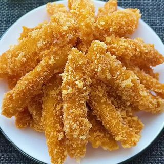 Tiras de  pollo casera 