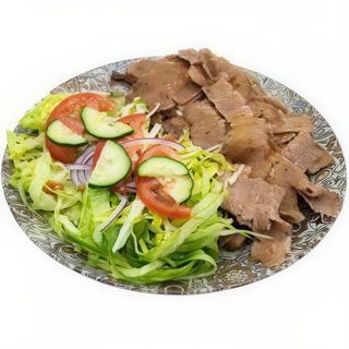 Plato Grande Carne, Verduras y Salsas