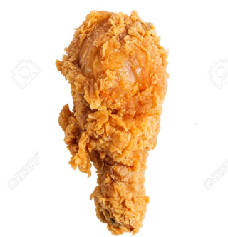 Coscia di pollo fritta