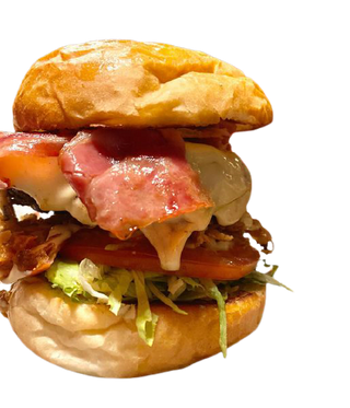 Hamburguesa a La Parrilla Con Bacon Y Cheesse XL