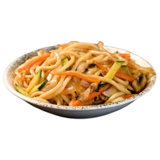 Yaki udon con verduras