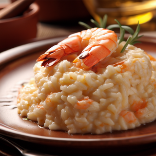 Riso alla crema di Scampi