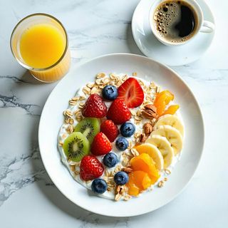 Owocowe śniadanie