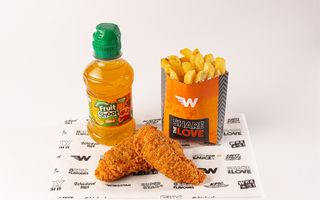 Kids Fried Strips Meal (2 Pzs.)