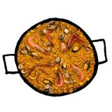 Paella o Fideua  de marisco