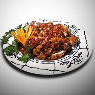 Pui crocant aroma peste