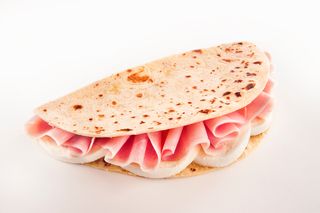 Piadina al prosciutto cotto
