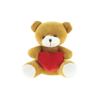 Peluche Osito Con Corazón (18 Cm.)