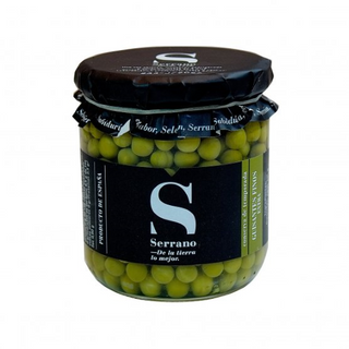 Guisantes finos extra Serrano Bote cristal 345 Gr.