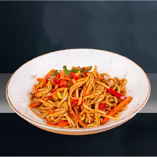 ვოკი ბოსტნეულით და სოუსით  /Wok с овощами и соусом 