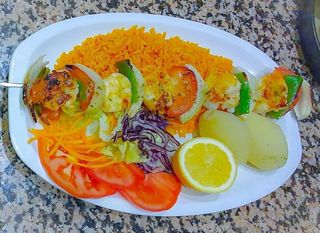 Brocheta De Langostinos