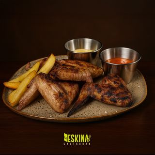 Ración De Alitas Asadas A La Parrilla