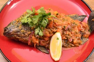 Half Tilapia Fish Wet Fry