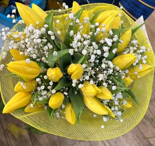 tulipani gialli bouquet