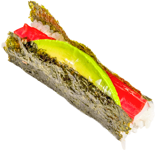 157 Temaki de surimi y aguacate