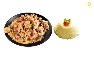 Choukouya de Gésier + Attiéké