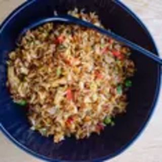 Arroz Yakimeshi de Gambas