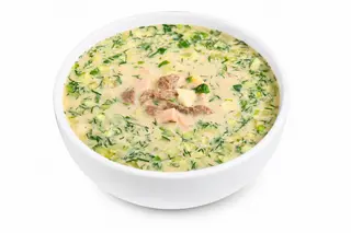 Окрошка с мясом