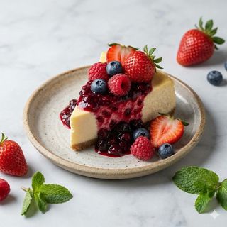 Cheescake ai frutti di bosco