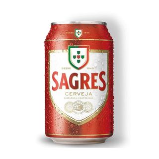Cerveja Sagres Lata 33cl