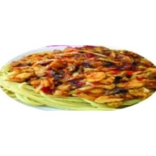 Tallarines Con Berenjena Y Carne Picante