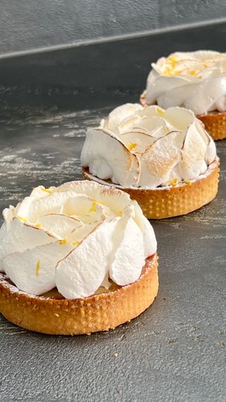 Лимонный тарт/ Tartă de lămâie