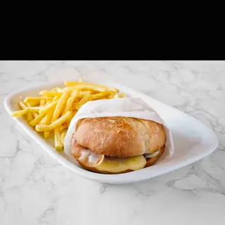 Pack Menú Hamburguesa Con Bacon Y Queso
