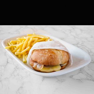 Pack Menú Hamburguesa Con Bacon Y Queso