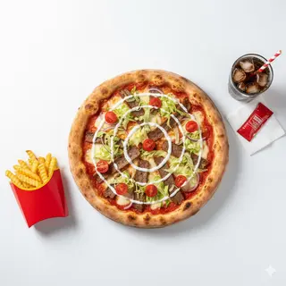 Menù pizza kebab