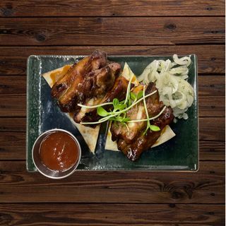 Ребра в медовій глазурі