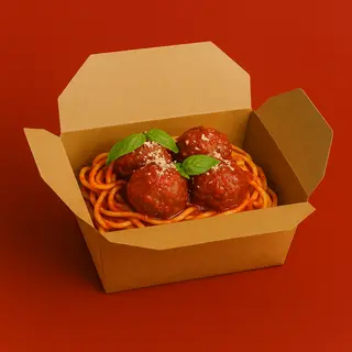 Spaghetti con Albóndigas de Ternera “Ricetta Nonna Rosa”