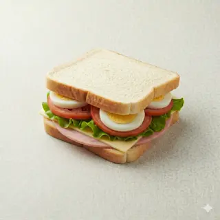 Sándwich de Jamón York