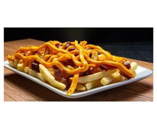 Batata com Cheddar e Bacon