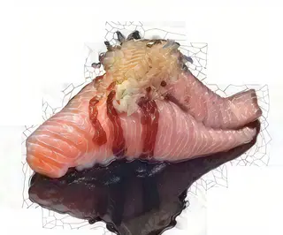Nigiri salmon fumé - 2 pezzi