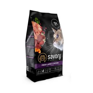 Savory Adult Cat Steril Fresh Lamb and Chicken 0,4кг