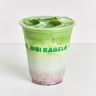 Iced Blueberry Matcha Latte