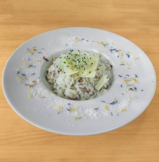 Risotto de boletus y trufa