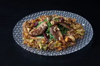 Salteado De Vainas Y Foie