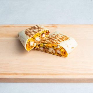 Tortilla Crispy + pomfrit + Coca-Cola