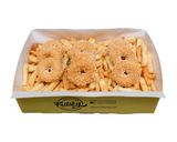 Patatas fritas + Cheese Rings (10un)
