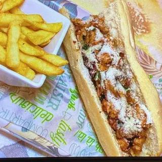 Pepito de Champiñones y pollo 15cm