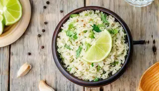 Arroz con cebolla